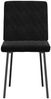 vidaXL Esszimmerstühle 4 Stk. Schwarz Samt 3315209 Bild 4