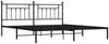 vidaXL Bettgestell mit Kopfteil Metall Schwarz 200x200 cm 353544 Bild 3