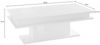 Dmora Couchtisch Aboronzi, niedriger Couchtisch, Zeitungsständer, 100 % Made in Italy, 100 x 55 x 42 cm, glänzend weiß mit LED-Licht, Bild 3