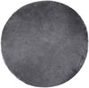 vidaXL Teppich aus Kunstschaffell TAFALLA Anthrazit Ø 80 cm Polyester 42021601 Bild 2