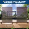 GarveeMore Paravent Metall Privatsphäre Bildschirm Outdoor Dekorative Privatsphäre Zaun Bild 2