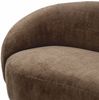 Casa Padrino Luxus Sofa Braun / Schwarz 235 cm - Gebogenes Wohnzimmer Sofa Bild 5