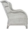vidaXL Sessel mit Kissen Grau Natur-Rattan und Leinen [325464] Bild 3