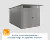 Hörmann EcoStar Euroline Gerätehaus Pultdach 214 x 310 Graualuminium 2-flg Bild 2