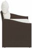 vidaXL Garten-Sofa mit Kissen 123 x 62 x 69 cm Poly-Rattan 42006783 Bild 5