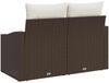 vidaXL Garten-Sofa mit Kissen 123 x 62 x 69 cm Poly-Rattan 42006783 Bild 4