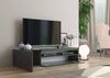 Dmora TV-Schrank Acrilya, niedriges Wohnzimmer-Sideboard, Fernsehständer-Basis, 100 % Made in Italy, 150 x 40 x 37 cm, glänzendes Anthrazit, Bild 4