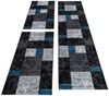 SIMPEX24 Kurzflor-Bettumrandung Unicolor - Einfarbig, Höhe 13 mm, (Bett-Set, 3-tlg, Bettvorlage), Schlafzimmer Teppich Bettumrandung Läufer Set 3 teilig Bild 2