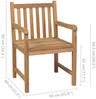 vidaXL Gartenstühle 4 Stk. Massivholz Teak 3073001 Bild 5