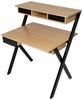 Homeoffice Schreibtisch X-Home Buche Dekor Bild 2