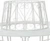 vidaXL Baumbank 8-Sitzanzahl Ø 160 x 89 cm Stahl Antik Weiß Rund 42029503 Bild 5
