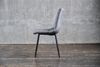 KAWOLA Stuhl CLARA Esszimmerstuhl Velvet grau 88 x 60 x 48 cm Bild 4