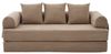 LVHOM Loungesofa faltbar mit Schlaffunktion, Stabil-/abnehmbarer Außenrahmen aus Metall, frei kombinierbar, Liege- oder Klappsofa, 3 Kissen, Hochelastischer Schaumstoff, weicher Cordstoff, Praktische Seitentaschen zur Aufbewahrung, Ideal für flexible R... Bild 4