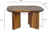 FineBuy Couchtisch Sheesham Massivholz 60cm quadratisch – Handgefertigter Wohnzimmertisch aus Echtholz mit abgerundeten Kanten im modernen Design Bild 3