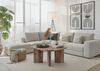 FineBuy Couchtisch Sheesham Massivholz 60cm quadratisch – Handgefertigter Wohnzimmertisch aus Echtholz mit abgerundeten Kanten im modernen Design Bild 2