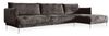 Ecksofa Designersofa MADISON Stoff Tender Way Anthrazit Ottomane Rechts Bild 2