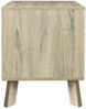Lowboard MDF und Spanplatte Natur und Weiß Bild 3