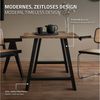 ECD Germany Tischbein Tischkufen Tischuntergestell Tischgestell Möbelfüße, Tischbeine A-Form 70x72 cm Schwarz Metall Bild 4