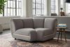 KAWOLA Sessel LAYLA Eckelement Velvet taupe 74 x 99 x 166 cm Bild 2
