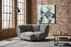 KAWOLA Sessel LAYLA Eckelement Velvet taupe 74 x 99 x 166 cm Bild 5