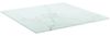 vidaXL Tischplatte Weiß 40x40 cm 6 mm Hartglas in Marmoroptik 322253 Bild 2