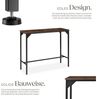 tectake Esstisch Bartisch (1-St, 1 tlg), Schmaler Bartisch im minimalistischen Industrie-Look Bild 3