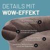 Lumaland 'Interior Line' Sitzsack-Sofa, Leinen Look and Feel, Indoor - Braun, 90 x 50 cm, 320l Bild 5