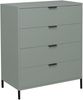 Kommode Erna 81x45x102 Pinie Green matt Lack 14725-Q Bild 2