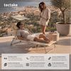 tectake Gartenliege 2er Set Gartenliege, Kombiset, 2 St, 2er, klappbar Bild 2