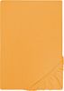 Biberna Jersey-Spannbetttuch, 100 % Baumwolle, Safran, 1x 140x200 cm - 160x200 cm Bild 4