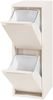 Mülltrennschrank Sollentuna Metall 2x14 L Pfefferweiß [en. casa] Bild 4