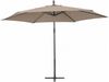 Ampelschirm Zaniza - Aluminium Anthrazit, Polyester-Stoff Taupe, Ø 300 cm Bild 2