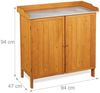 Relaxdays Pflanztisch mit Unterschrank Bild 5
