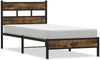 vidaXL Bettgestell ohne Matratze mit Kopfteil Sonoma-Eiche 100x190 cm 4017194 Bild 2
