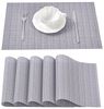 Simurq Platzset - Tischsets Abwaschbar / Rutschfest und Waschbar, (Platzdeckchen in 45x30 cm - Tischunterlage -, 6-St, Set mit 4 oder 6 Tischsets), Tischuntersetzer für Esszimmer und Küche Bild 4