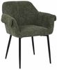 HOME DELUXE Esszimmerstuhl chenille CHENO - 5er Set Grün Bild 4