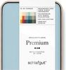 Schlafgut Spannbettlaken Premium, Gummizug: rundum, (1 Stück), Mako-Zwirn-Jersey, Blue Light, L 140x200cm - 160x220cm Bild 2