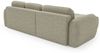 Ecksofa Schlafsofa Sofa CARIA in Stoff Quelle Ecru Ottomane Links Bild 3