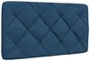 vidaXL Bett Kopfteil-Kissen Blau 80 cm Stoff (1-tlg) Bild 5