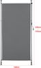 Klemmmarkise Cimarra 120x270cm Dunkelgrau [pro. tec] Bild 2