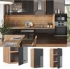 Hängeschrank Fame-Line Anthrazit Hochglanz 40 cm Vicco Bild 2
