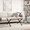 vidaXL Couchtisch-Gestell in X-Form 80x70x43 cm Stahl 357899 Bild 3