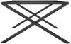 vidaXL Couchtisch-Gestell in X-Form 80x70x43 cm Stahl 357899 Bild 5