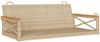 vidaXL Hängebank Beige 109x62x40 cm Poly Rattan 368154 Bild 2