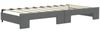 vidaXL Tagesbett Ausziehbar mit Matratzen Dunkelgrau 90x190 cm Stoff 3196607 Bild 5