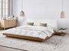 Bett heller Holzfarbton Lattenrost 160x200 cm ZEN Bild 3