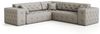 Ecksofa Designersofa CHANTAL in Stoff Opera Velvet Cream Seite Universal Bild 3