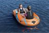 3x Bestway Schlauchboot Kondor Elite 2000 Sport Angeln Rudern Paddeln Motor Set Bild 5