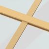 vidaXL Schiebetür Golden 102,5x205 cm ESG-Klarglas und Aluminium 155174 Bild 5