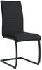 Polyurethan Metall Stuhl 42 x 97 x 59 cm Schwarz Bild 2